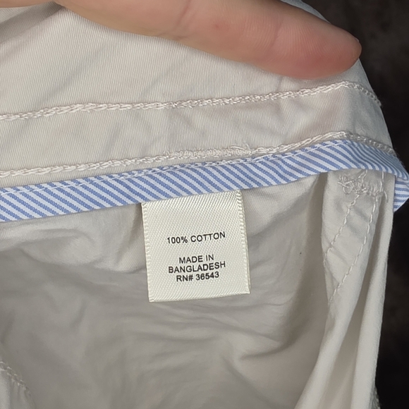 GH Bass Utility Shorts Light Khaki Tan Stone Pockets mid rise 5.5" inseam Size 8 - Picture 5 of 6